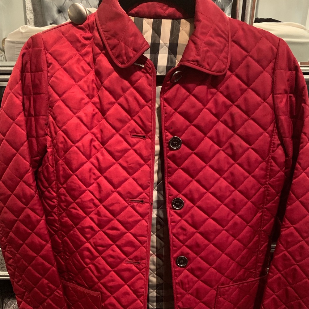 Burberry Quilted coat girls